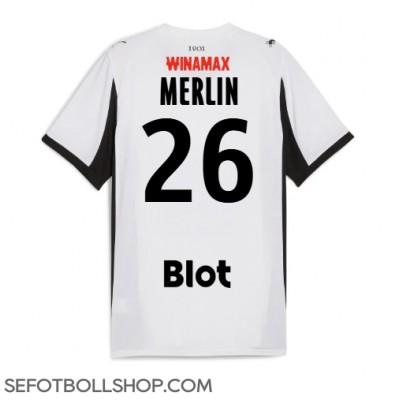 Billiga Stade Rennais Quentin Merlin #26 Borta fotbollskläder 2025-26 Kortärmad Billiga Stade Rennais Quentin Merlin #26 Borta fotbollskläder 2025-26 Kortärmad